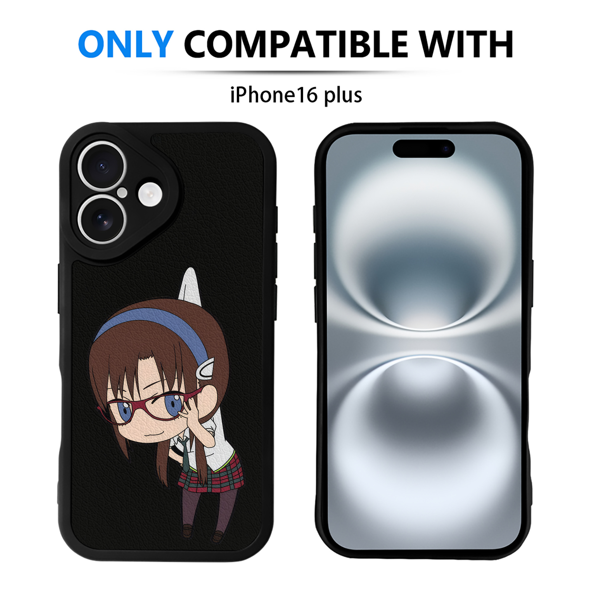 （画像用） EVA 新世紀エヴァンゲリオン 【iPhone 16シリーズ対応】シリコンスマホケース（レザー調） 材質：シリコン